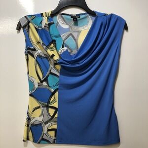 East 5th Women's (Size S) Sleeveless Blouse Stretch Cowl Neck Career
